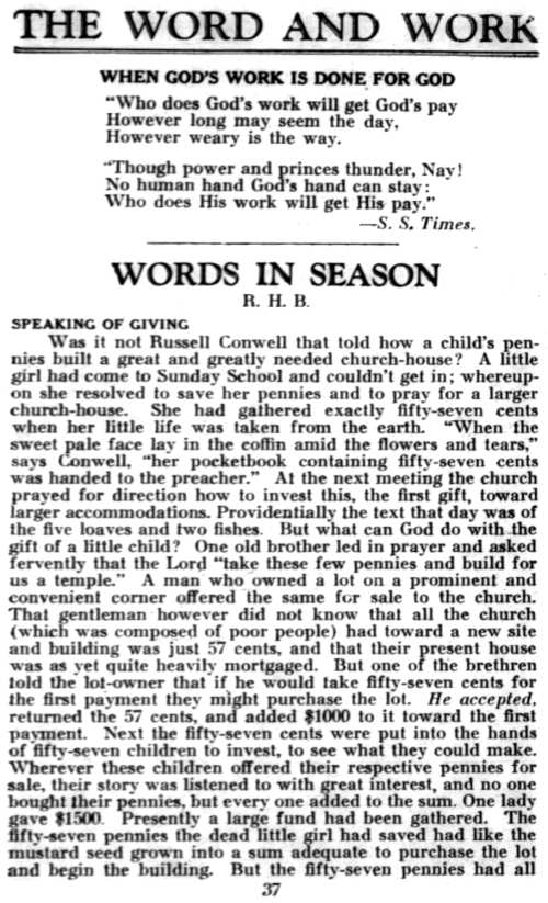 Word and Work, Vol. 31, No. 3, March 1937, p. 37