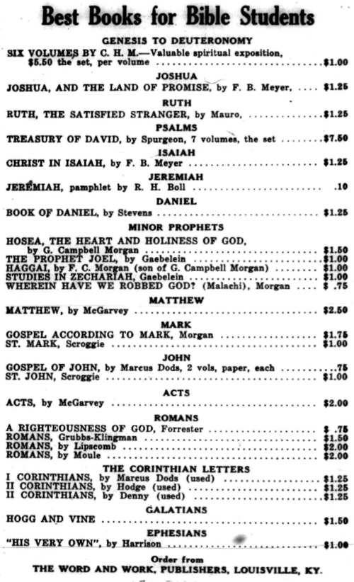 Word and Work, Vol. 31, No. 11, December 1937, p. 234