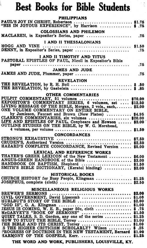 Word and Work, Vol. 31, No. 11, December 1937, p. 236