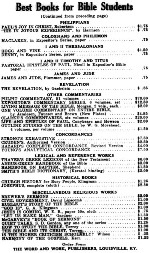 Word and Work, Vol. 32, No. 12, December 1938, p. 284