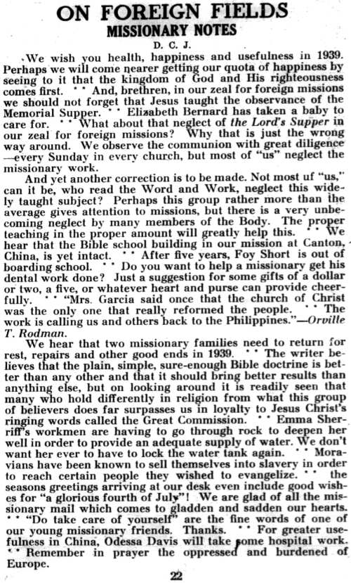 Word and Work, Vol. 33, No. 1, January 1939, p. 22