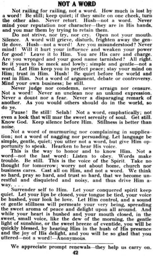 Word and Work, Vol. 33, No. 2, February 1939, p. 42