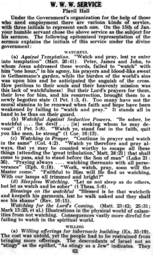 Word and Work, Vol. 33, No. 3, March 1939, p. 62