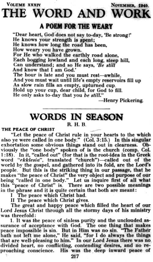 Word and Work, Vol. 34, No. 11, November 1940, p. 217