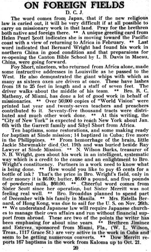 Word and Work, Vol. 35, No. 1, January 1941, p. 20