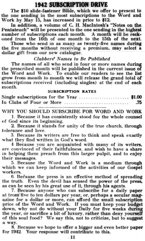 Word and Work, Vol. 36, No. 1, January 1942, p. 11