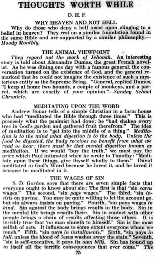 Word and Work, Vol. 36, No. 3, March 1942, p. 75