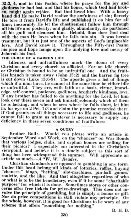 Word and Work, Vol. 36, No. 9, September 1942, p. 230