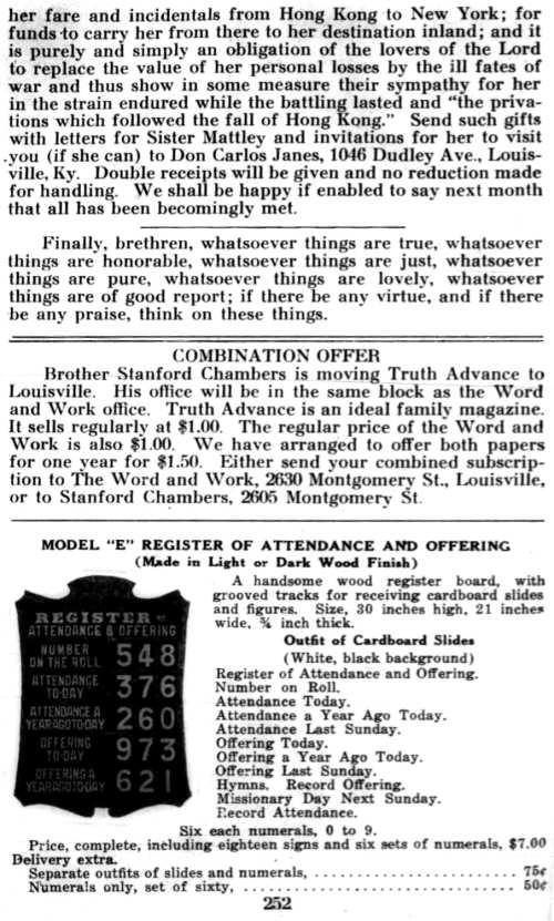 Word and Work, Vol. 36, No. 9, September 1942, p. 252