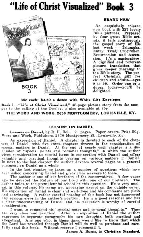 Word and Work, Vol. 37, No. 4, April 1943, p. Inside Back Cover