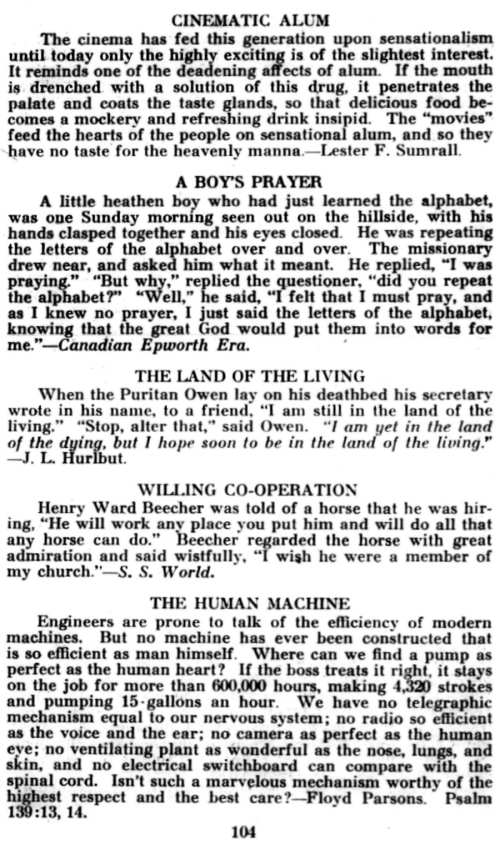 Word and Work, Vol. 37, No. 4, April 1943, p. 104