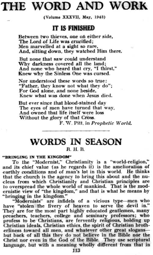 Word and Work, Vol. 37, No. 5, May 1943, p. 113