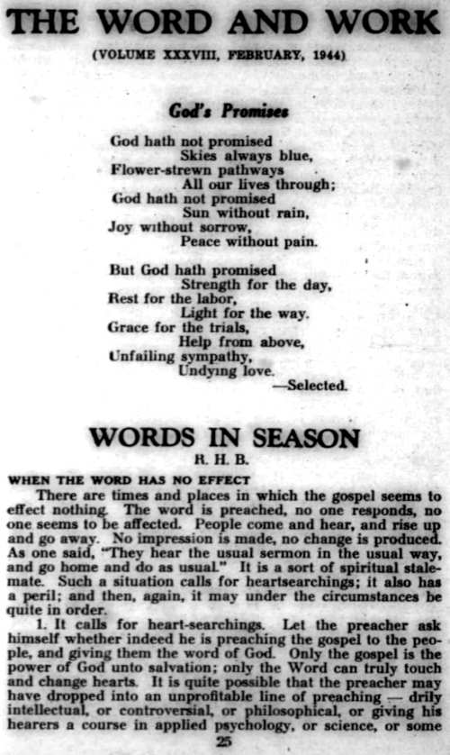 Word and Work, Vol. 38, No. 2, February 1944, p. 25