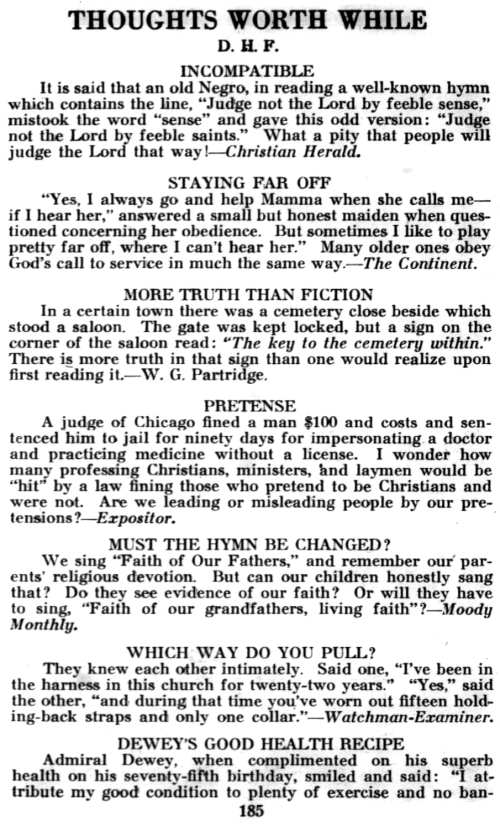 Word and Work, Vol. 38, No. 8, August 1944, p. 185