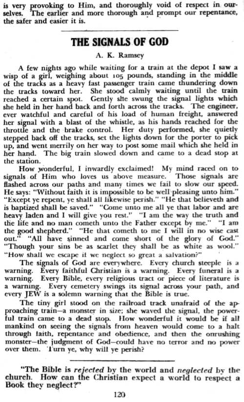 Word and Work, Vol. 39, No. 5, May 1945, p. 120