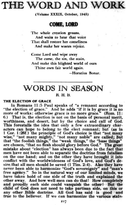 Word and Work, Vol. 39, No. 10, October 1945, p. 217