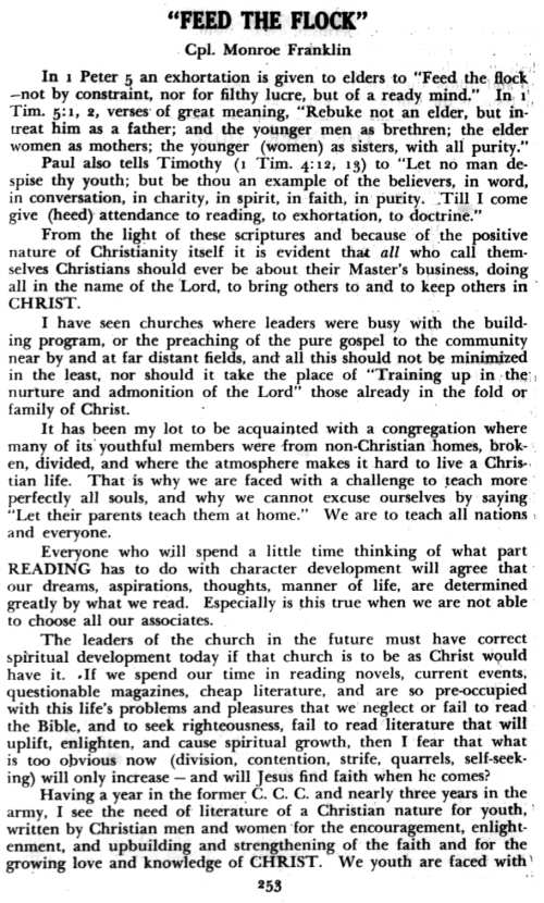 Word and Work, Vol. 39, No. 11, November 1945, p. 253