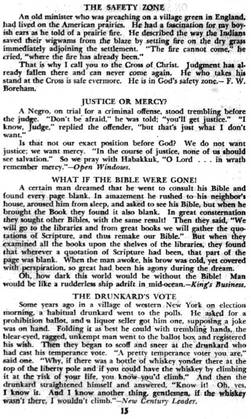 Word and Work, Vol. 40, No. 1, January 1946, p. 15