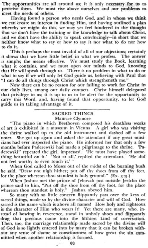 Word and Work, Vol. 40, No. 3, March 1946, p. 60