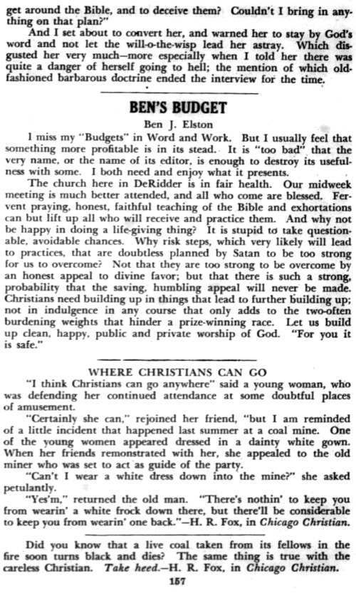 Word and Work, Vol. 40, No. 7 July 1946, p. 157