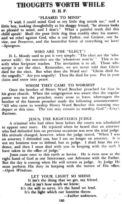 Word and Work, Vol. 40, No. 7 July 1946, p. 162