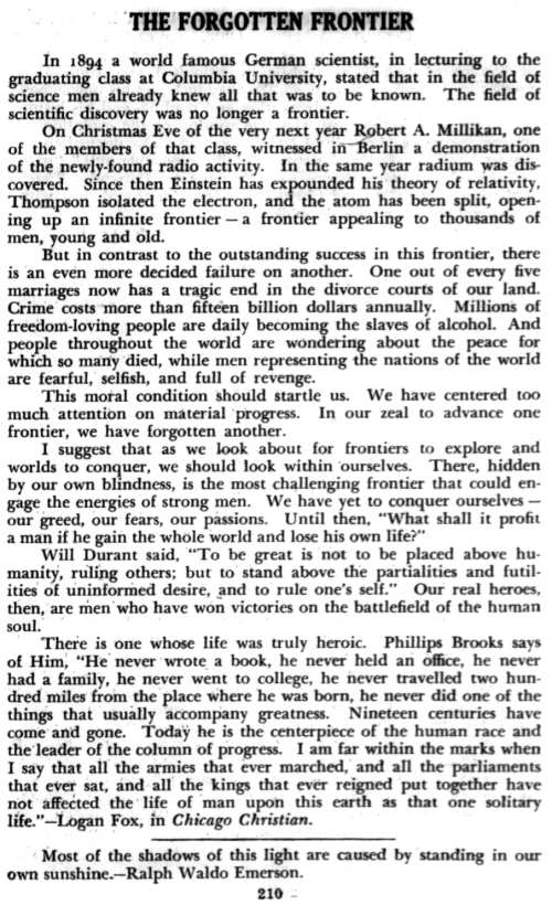 Word and Work, Vol. 40, No. 9 September 1946, p. 210