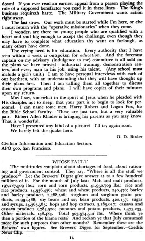 Word and Work, Vol. 41, No. 1, January 1947, p. 14