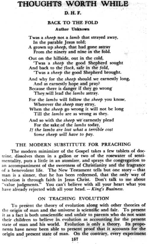 Word and Work, Vol. 41, No. 7, July 1947, p. 157