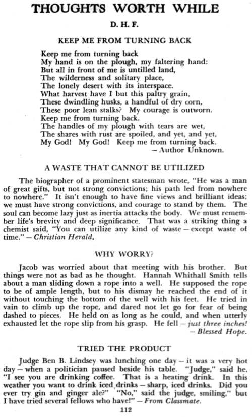 Word and Work, Vol. 42, No. 5, May 1948, p. 112