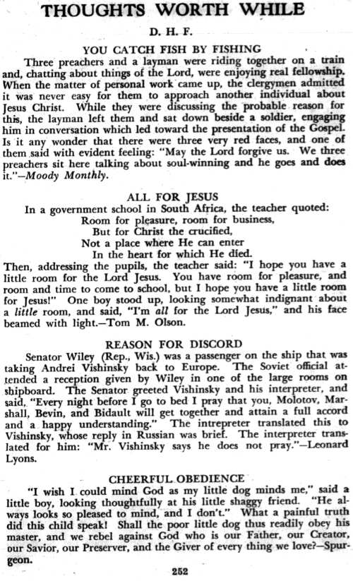 Word and Work, Vol. 42, No. 11, November 1948, p. 252