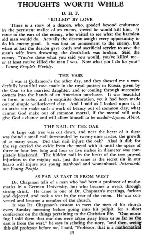 Word and Work, Vol. 43, No. 1, January 1949, p. 17