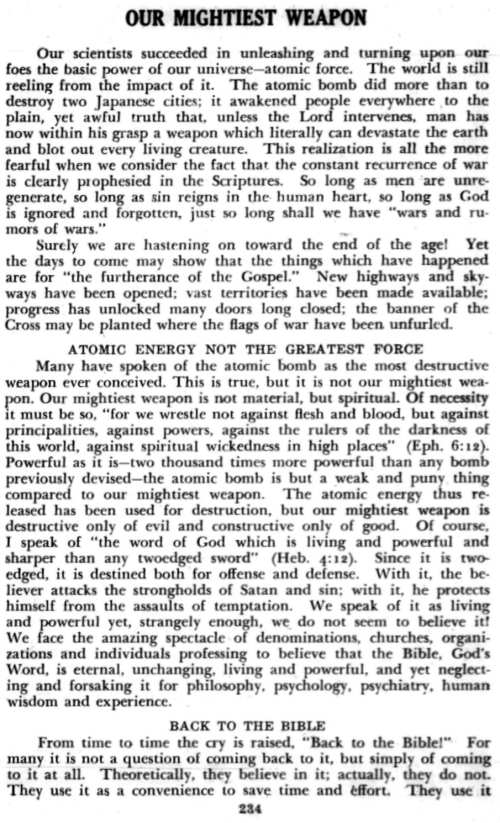 Word and Work, Vol. 43, No. 10, October 1949, p. 234