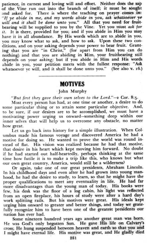 Word and Work, Vol. 43, No. 11, November 1949, p. 251
