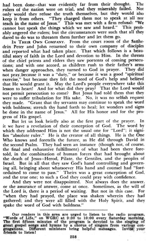 Word and Work, Vol. 43, No. 11, November 1949, p. 258