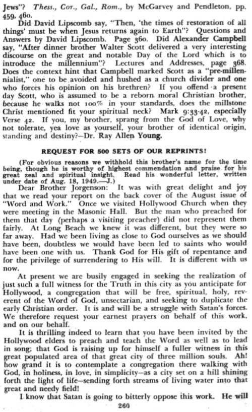 Word and Work, Vol. 43, No. 11, November 1949, p. 260