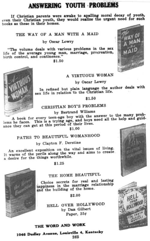 Word and Work, Vol. 43, No. 11, November 1949, p. 265