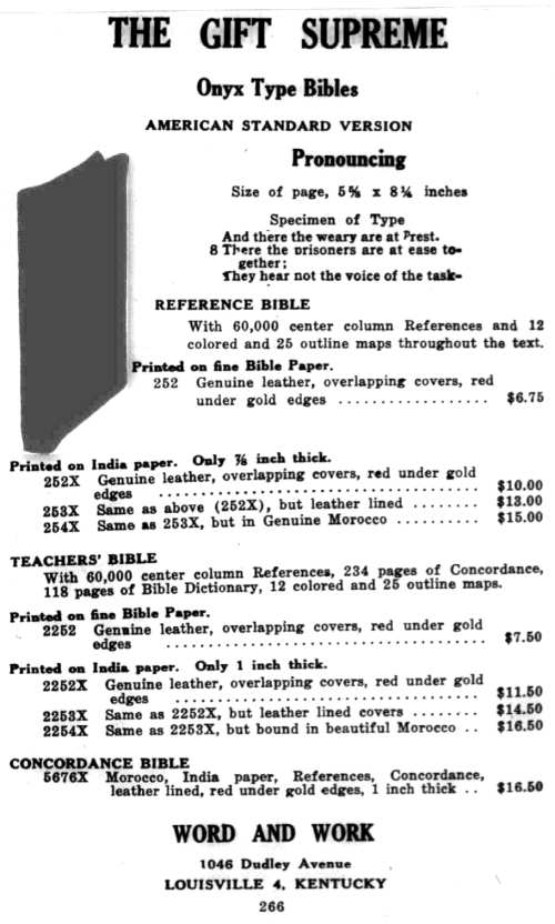 Word and Work, Vol. 43, No. 11, November 1949, p. 266