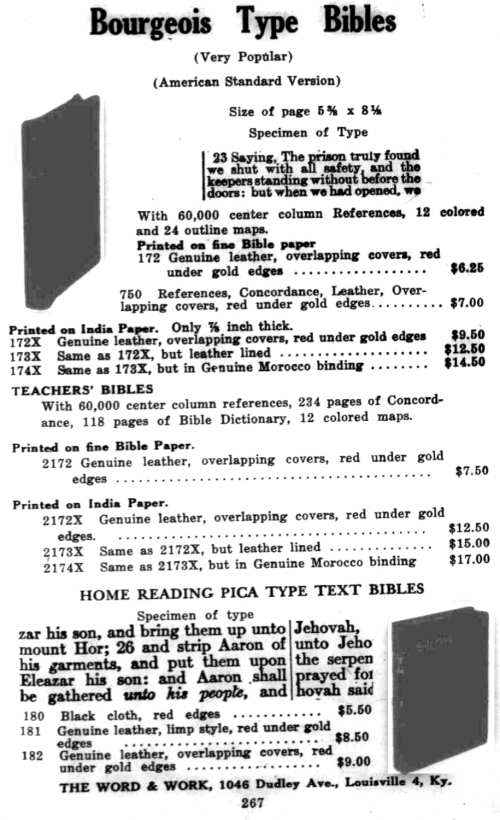 Word and Work, Vol. 43, No. 11, November 1949, p. 267