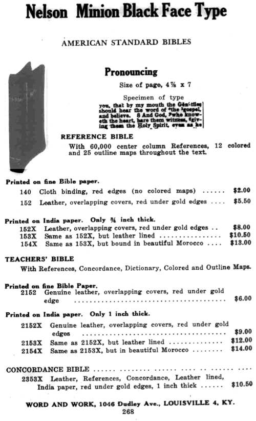 Word and Work, Vol. 43, No. 11, November 1949, p. 268