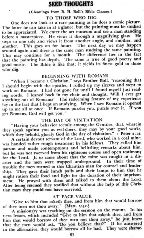 Word and Work, Vol. 44, No. 3, March 1950, p. 67