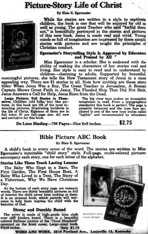 Word and Work, Vol. 44, No. 11, November 1950, p. 268-D