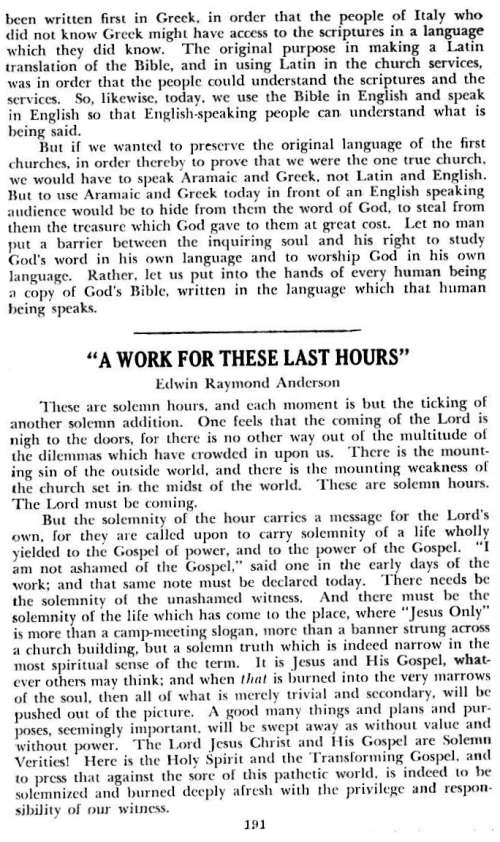 Word and Work, Vol. 45, No. 8, August 1951, p. 191