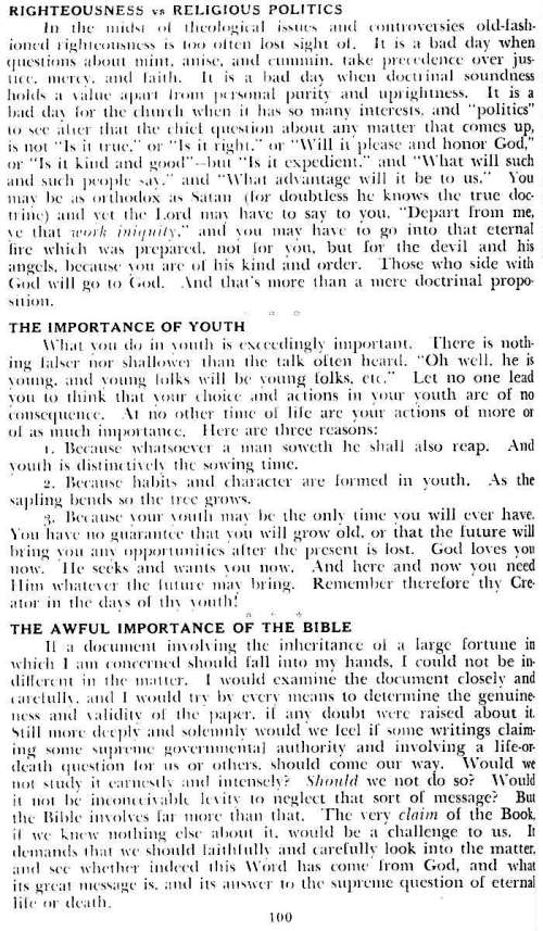 Word and Work, Vol. 46, No. 5, May 1952, p. 100