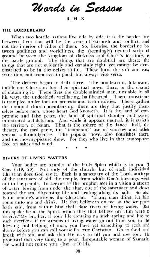 Word and Work, Vol. 47, No. 5, May 1953, p. 98