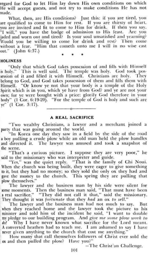 Word and Work, Vol. 47, No. 5, May 1953, p. 101