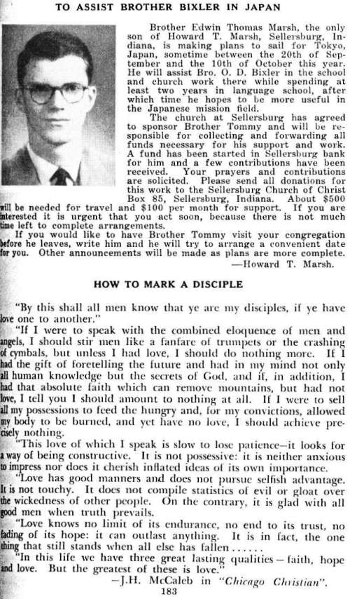 Word and Work, Vol. 47, No. 8, August 1953, p. 183