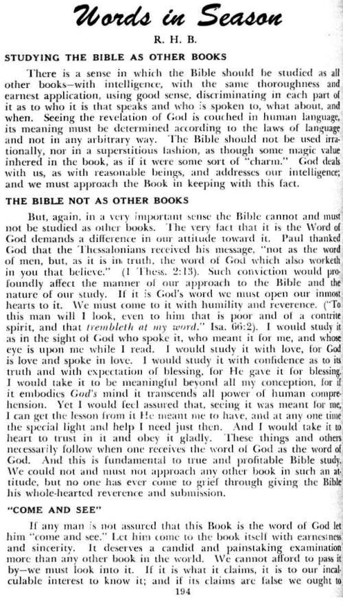 Word and Work, Vol. 47, No. 9, September 1953, p. 194