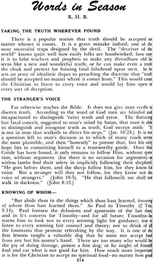 Word and Work, Vol. 47, No. 10, October 1953, p. 214