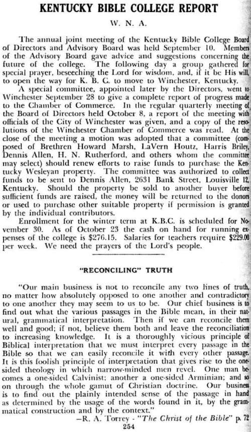 Word and Work, Vol. 47, No. 11, November 1953, p. 254