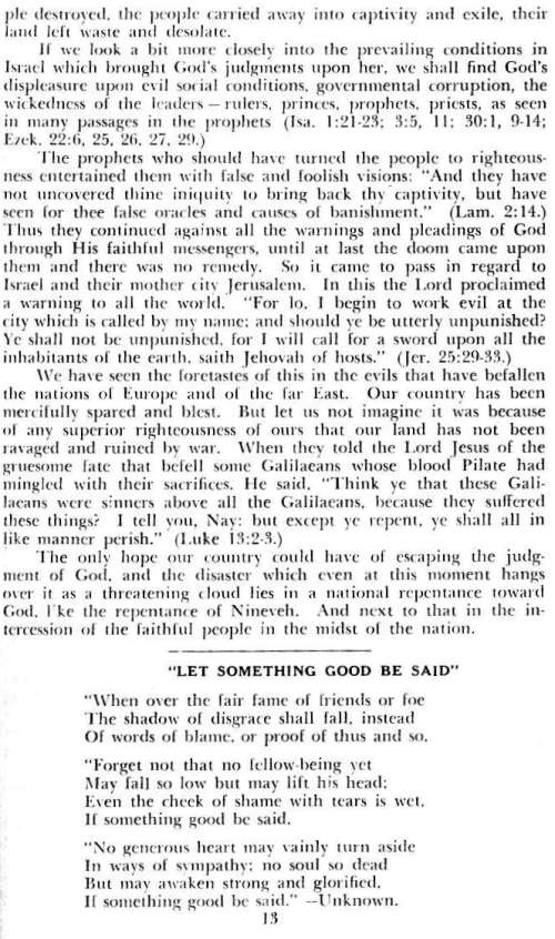 Word and Work, Vol. 48, No. 1, January 1954, p. 13